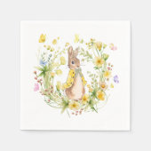 Peter Rabbit Wildflowers Baby Party Papieren serve Servet (Voorkant)