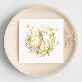 Peter Rabbit Wildflowers Baby Party Papieren serve Servet