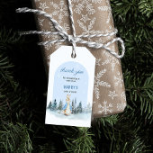 Peter Rabbit Winter Arch Baby shower Bedankt Cadeaulabel