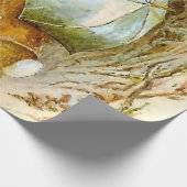 "Peter Rabbit with Winter Umbrella" door Beatrix P Cadeaupapier (Hoek)