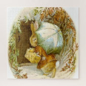 "Peter Rabbit with Winter Umbrella" door Beatrix P Legpuzzel (Verticaal)