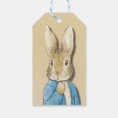 Peter Rabbit Wortelen en Sterren Jongen Baby showe Cadeaulabel (Achterkant)