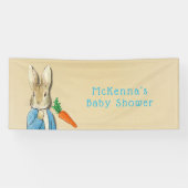 Peter Rabbit Wortelen en Sterren Jongen Baby showe Spandoek (Horizontaal)