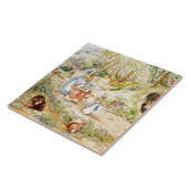 Peter Rabbit's Buurt beroemd gemaakt door Beatrix  Tegeltje (Zijkant)