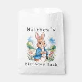 Peter Rabbit's Garden Boy Verjaardag Bash Bedankzakje