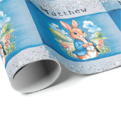 Peter Rabbit's Garden Boy Verjaardag Bash Cadeaupapier (Rol Hoek)