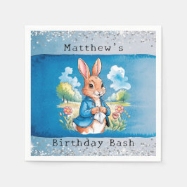Peter Rabbit's Garden Boy Verjaardag Bash Servet