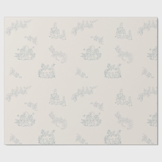 Peter Rabbit's moeder Baby shower Cadeaupapier (Vlak)
