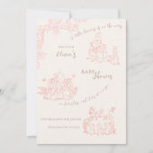 Peter Rabbit's moeder Baby shower Kaart (Voorkant)