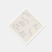 Peter Rabbit's moeder Baby shower Servet (Hoek)