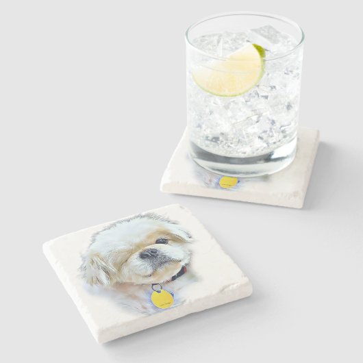 Peter Rottmet Stone Onderzetter (Zijkant)