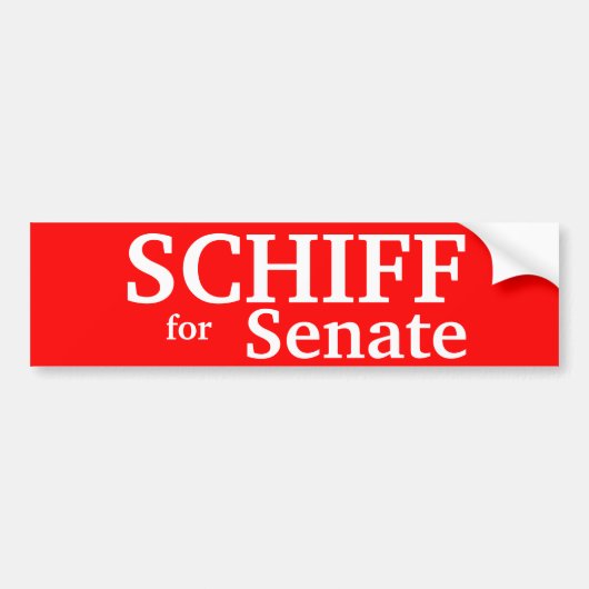 PETER SCHIFF , Senaat van Connecticut voor Bumpersticker (Voorkant)