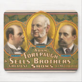 Peter Sells, Adam Forepaugh en Lewis Sells Muismat (Voorkant)