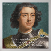 Peter The Great "Verovering Myself" Poster (Voorkant)