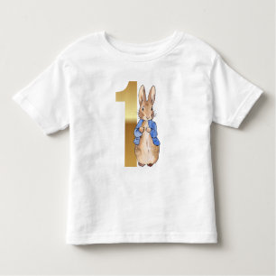Peter the Rabbit 1st Birthday Kinder Shirts