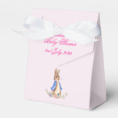 Peter the Rabbit Baby shower Bedankdoosjes (Voorkant Zijde)
