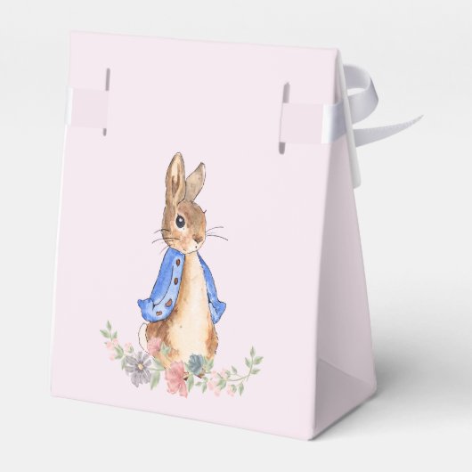 Peter the Rabbit Baby shower Bedankdoosjes (Achterkant)