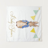 Peter the Rabbit Baby shower Wandkleed (Voorkant (horizontaal))