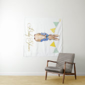 Peter the Rabbit Baby shower Wandkleed (In Situ (horizontaal))