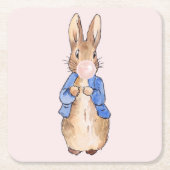 Peter the Rabbit Bblaast a Roze Bubble gom Kartonnen Onderzetters (Voorkant)
