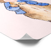 Peter the Rabbit Bblaast a Roze Bubble gom Poster (Hoek)