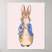 Peter the Rabbit Bblaast a Roze Bubble gom Poster (Voorkant)