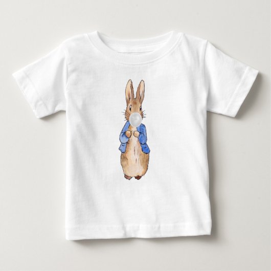 Peter the Rabbit Bblaast een White Bubble gum Baby (Voorkant)