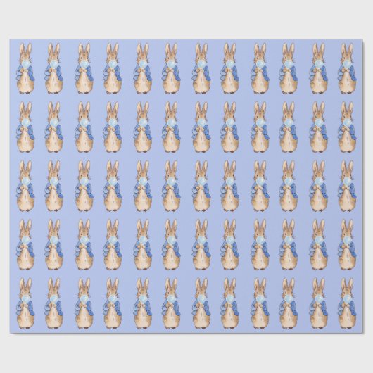 Peter the Rabbit Bblauw Bubble gom Cadeaupapier (Vlak)