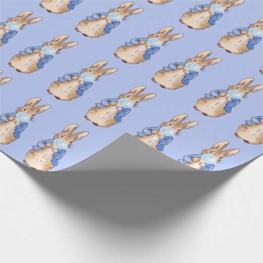 Peter the Rabbit Bblauw Bubble gom Cadeaupapier (Hoek)