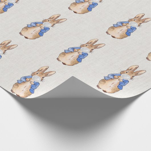 Peter the Rabbit Bblazen een witte bellengom Cadeaupapier (Hoek)