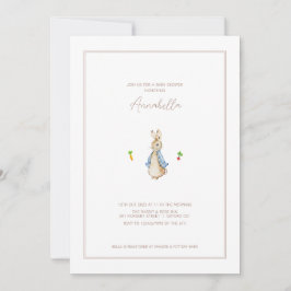 Peter the Rabbit Beartix Bunny Baby shower Kaart