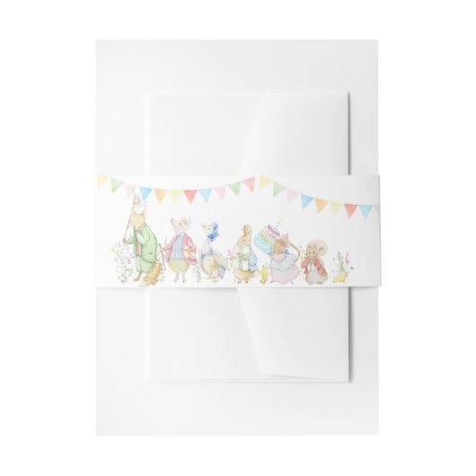 Peter the Rabbit Beatrix Baby Shower Uitnodigingen Wikkel (Voorkant Voorbeeld)