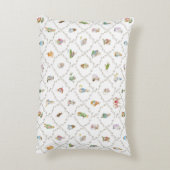 Peter the Rabbit Beatrix Trellis Floral Kids Accent Kussen (Achterkant (Verticaal))