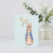 Peter the Rabbit Bedankkaart (Staand voorkant)