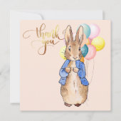Peter the Rabbit Bedankkaart (Voorkant)
