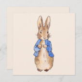 Peter the Rabbit Bedankkaart (Voorkant / Achterkant)