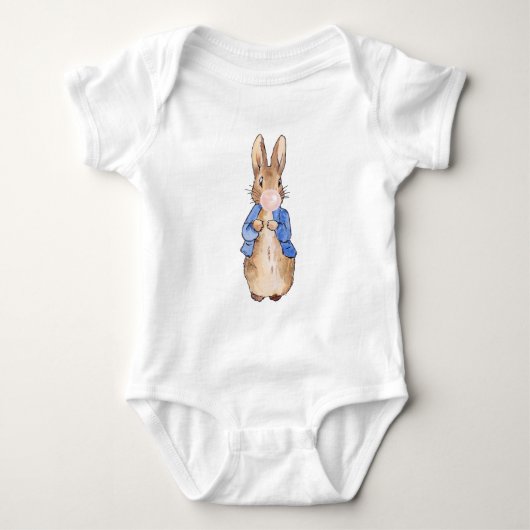 Peter the Rabbit Bgloing Pink Gum Baby Bodysuit (Voorkant)