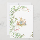 Peter the Rabbit Botanical Gender Reveal Kaart (Achterkant)