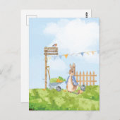Peter the Rabbit Briefkaart (Voorkant / Achterkant)