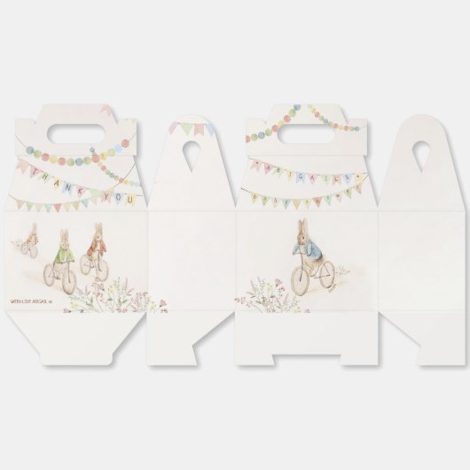 Peter the Rabbit Bunny Gender Neutral Books Baby Bedankdoosjes (Ongevouwen)