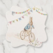 Peter the Rabbit Bunny Gender Neutral Books Baby Bedankjes Labels (Voorkant)