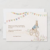 Peter the Rabbit Bunny Gender Neutral Books Baby Bedankkaart (Voorkant)