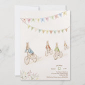 Peter the Rabbit Bunny Genderneutraal 1e verjaarda Kaart (Voorkant)