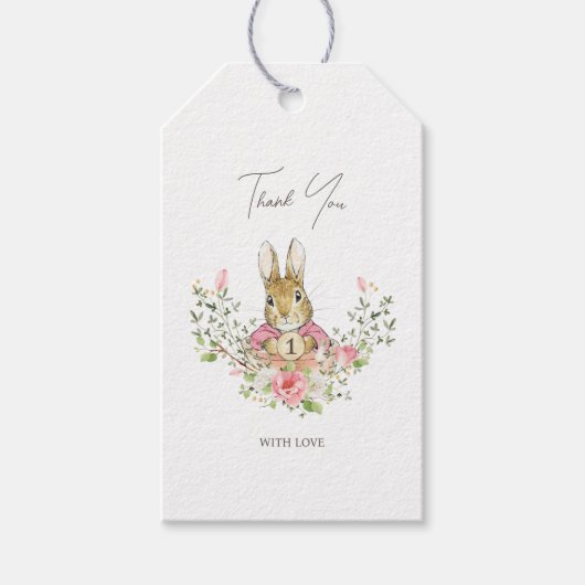 Peter the Rabbit Cadeaulabel (Voorkant)