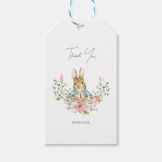 Peter the Rabbit Cadeaulabel (Voorkant)
