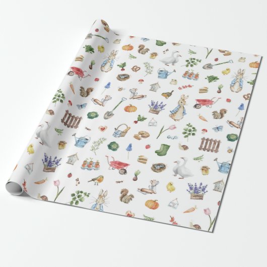 Peter the Rabbit Cadeaupapier (Uitgerold)