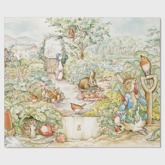 Peter the Rabbit Cadeaupapier (Vlak)