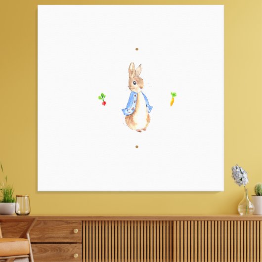 Peter the Rabbit Canvas Afdruk (Insitu (Woonkamer))