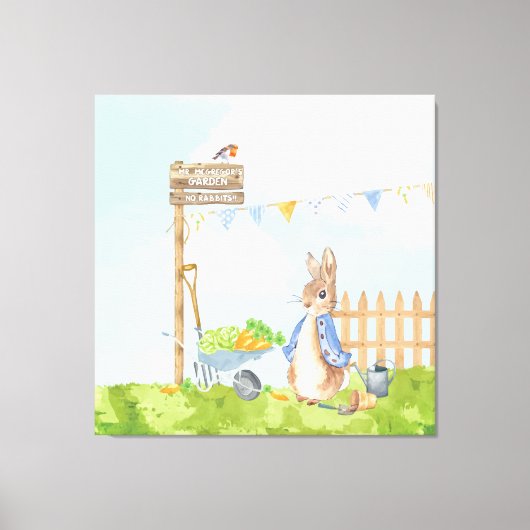 Peter the Rabbit Canvas Afdruk (Voorkant)