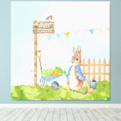 Peter the Rabbit Canvas Afdruk (Insitu (Houten vloer))